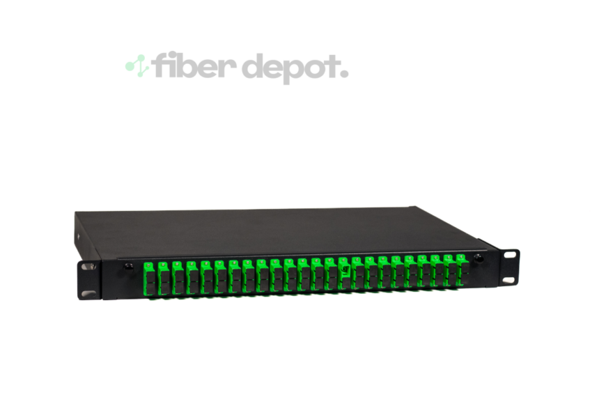 Main Rack Fiber 48 Ports SC/APC ODF Rack Fiber Patch Panel 2U 19 Inch – Fiber One